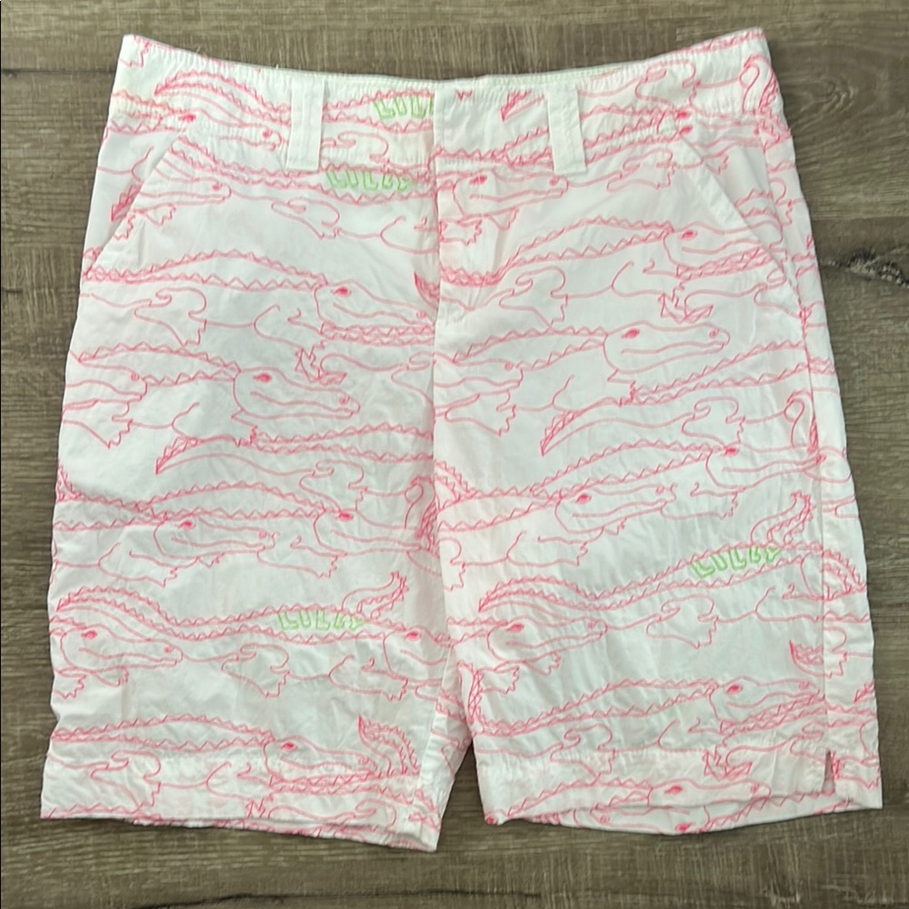 Lilly Pulitzer gator shorts